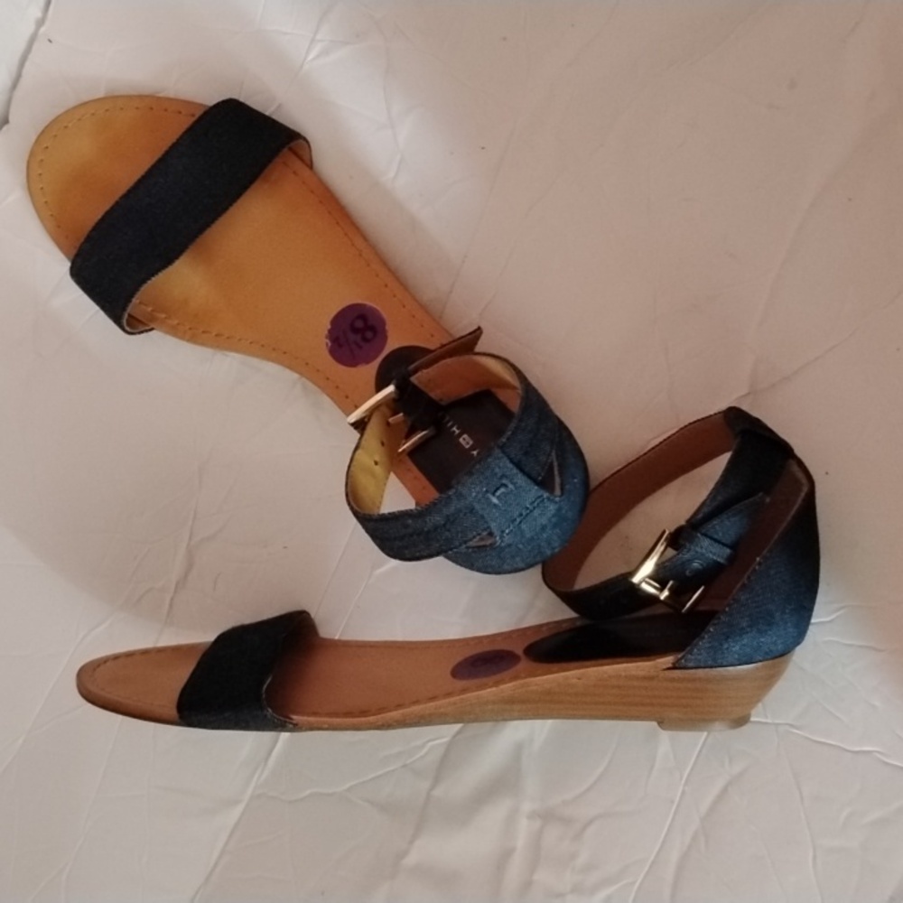 Tommy Hilfiger denim strap sandals